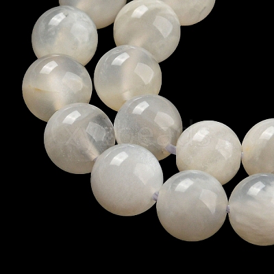 Natural White Moonstone Beads Strands X-G-F306-05AB-6mm-01-1