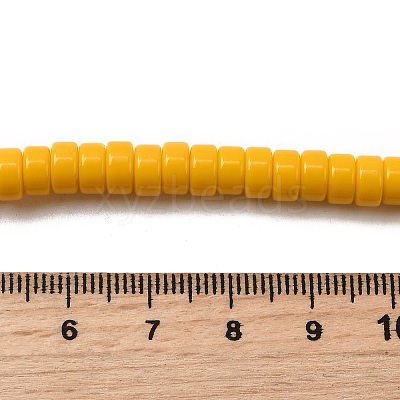 Opaque Glass Beads Strands GLAA-I060-01H-1
