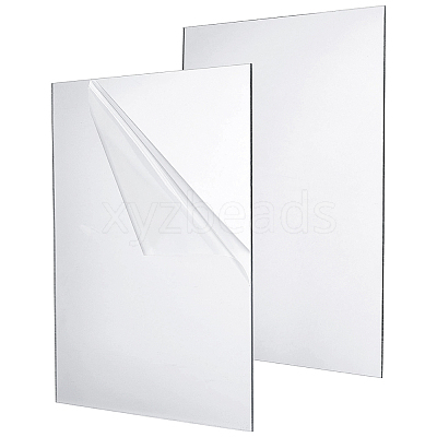 2 Sheets Rectangle Acrylic Sheet AJEW-BC0011-38A-1