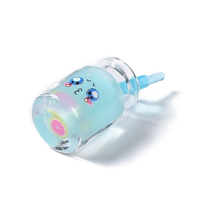 Luminous Translucent Resin Pendants RESI-D057-04-1