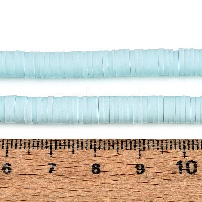 Handmade Polymer Clay Beads Strands CLAY-R089-6mm-032-1