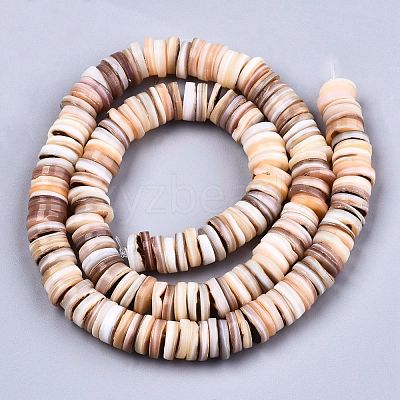 Natural Freshwater Shell Beads Strands X-SHEL-N026-94B-01-1