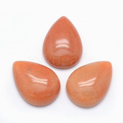 Natural Aventurine Cabochons G-E491-B-25-1