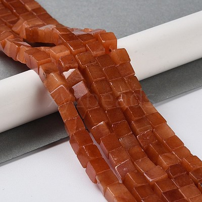 Natural Dyed White Jade Beads Strands G-Q008-C01-01A-1