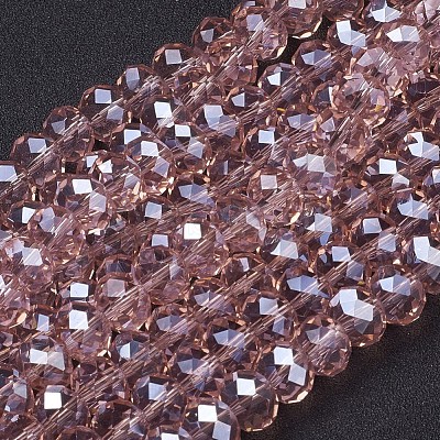 Glass Beads Strands X-GR10MMY-39L-1