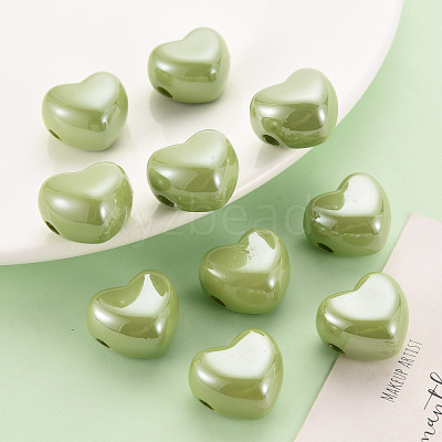 Opaque Acrylic European Beads MACR-S372-03B-83-1
