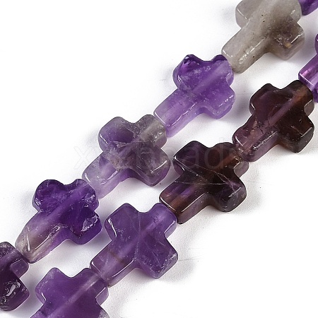 Natural Amethyst Beads Strands G-I369-A23-02-1