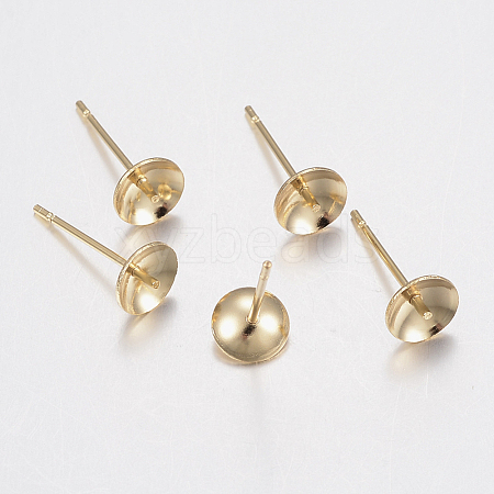 304 Stainless Steel Stud Earring Findings STAS-H436-25-3mm-1