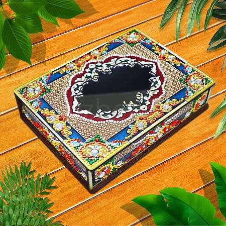 DIY Diamond Jewelry Box Kits DIAM-PW0001-084E-1