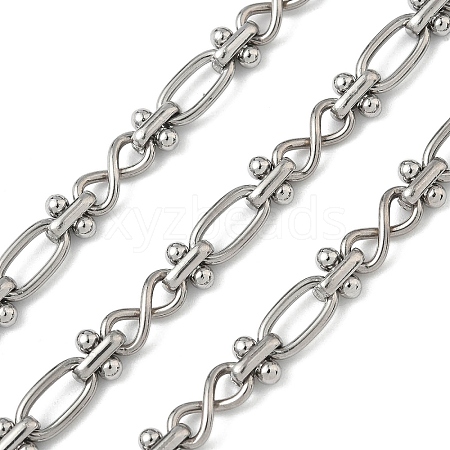 304 Stainless Steel 8-Shaped Link Chains CHS-V001-02P-C-1