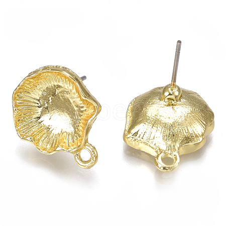 Alloy Stud Earring Findings PALLOY-S121-22-1