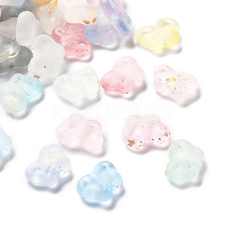 Gradient Color Transparent Acrylic Beads OACR-M023-05A-1