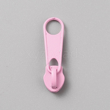 Spray Painted Zinc Alloy Zipper Pull FIND-WH0427-33A-10-1