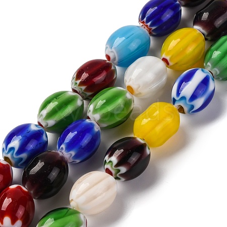 Handmade Lampwork Beads Strands LAMP-D021-01A-1