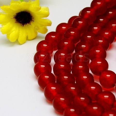 Natural Malaysia Jade Bead Strands G-M099-6mm-04-1