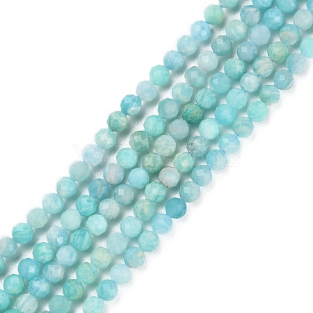 Natural Amazonite Beads Strands G-P500-01B-01-1