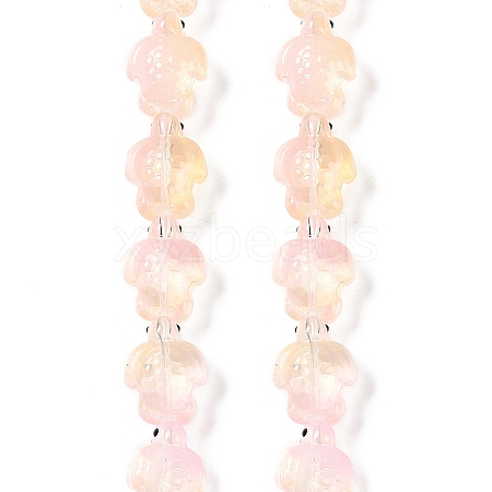 Transparent Glass Enamel Beads Strands GLAA-B021-06K-1