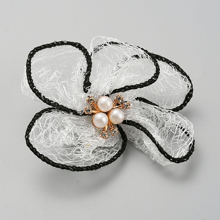 Flower Cloth Shoe Decorations FIND-WH0418-88A-1