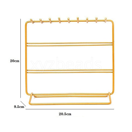 Rectangle Iron Jewelry Display Tower Stands PW-WG57849-01-1