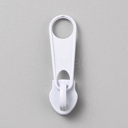 Spray Painted Zinc Alloy Zipper Pull FIND-WH0427-33A-14-1