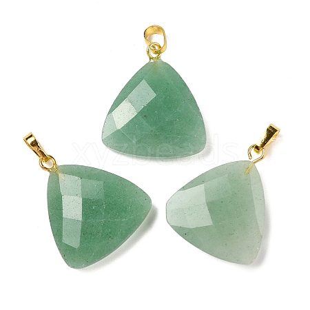 Natural Green Aventurine Pendants G-L614-D04-G03-1