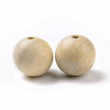 Camphor Wood Beads WOOD-K007-02A-1