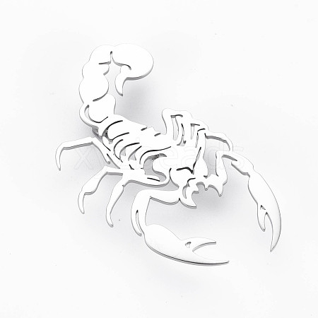 Scorpion Brooch JEWB-N007-005P-FF-1