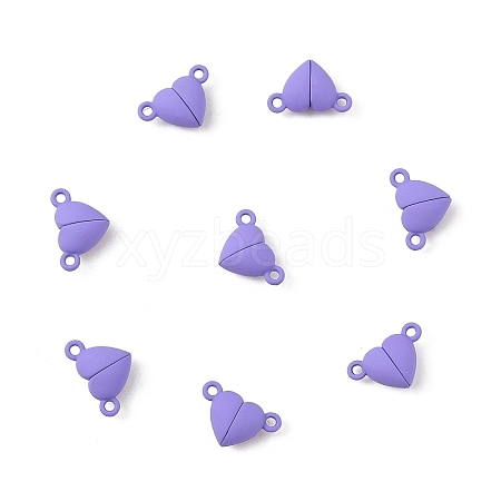 10 Sets Alloy Magnetic Clasps with Loops FIND-LP0004-76F-1