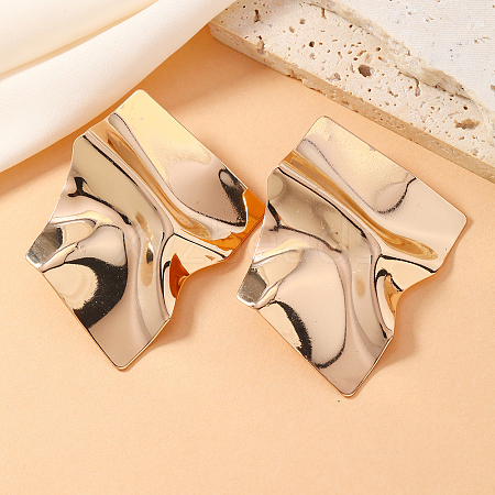 Iron Irregular Stud Earrings KD2015-4-1