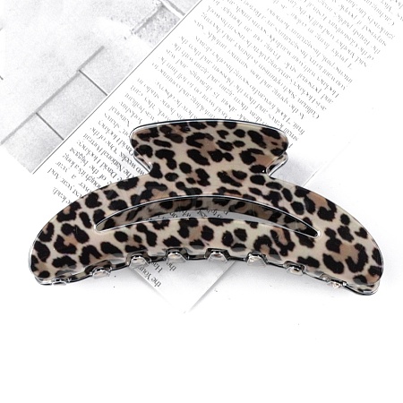 Leopard Print Moon Hair Clips PW-WG44E5E-05-1