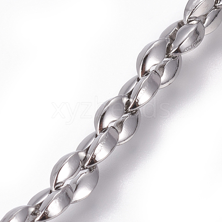 304 Stainless Steel Oval Link Chains CHS-L020-007P-1