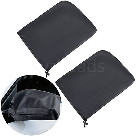 2Pcs Waterproof Dustproof Oxford Cloth Rearview Mirror Protective Cover ABAG-CN0001-63-1