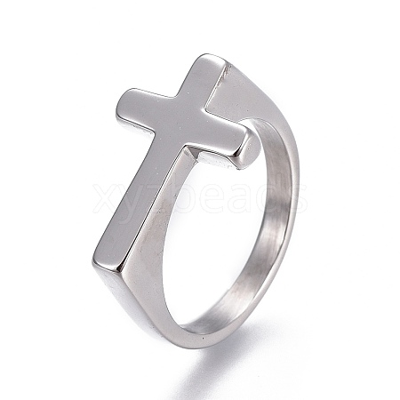 Tarnish Resistant 304 Stainless Steel Finger Rings RJEW-O032-12P-21.5mm-1