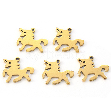 PVD Vacuum Plating 304 Stainless Steel Charms LS-STAS-N092-94G-1