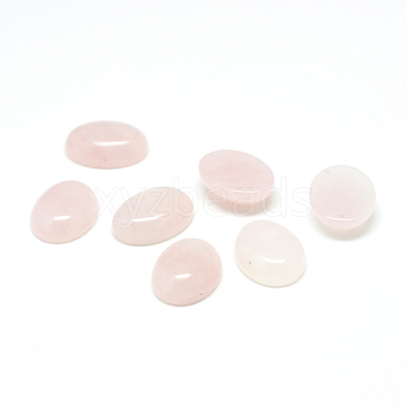 Natural Rose Quartz Gemstone Cabochons G-T020-12x16mm-17-1