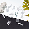 CHGCRAFT 64Sets Plastic Mirror Hanging Kit DIY-CA0003-74-4