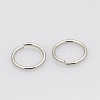 Tarnish Resistant 304 Stainless Steel Saw Cut Open Jump Rings STAS-N015-04-14x1.2mm-1