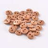 2-Hole Flat Round Resin Sewing Buttons for Costume Design BUTT-E119-18L-09-1