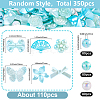 110Pcs DIY Gradient Color Style Jewelry Making Finding Kits KY-SP0001-67B-2