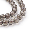 Smoky Quartz Beads Strands X-G-C076-4mm-4-3