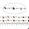 Handmade Natural Amethyst Chip Beaded Chains CHC-F020-09G-10-2