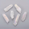 Electroplate Natural Quartz Crystal Beads KK-F757-G07-1
