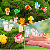 36Pcs 9 Styles Microlandscape Simulation Mushroom Pot Gardening for Doll RESI-SP0001-33-5