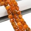 Dyed Natural Agate Beads Strands G-H087-E01-01C-2