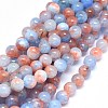 Natural Dyed Jade Beads Strands G-F601-A33-1