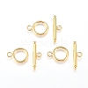 Brass Toggle Clasps KK-L189-23G-1