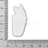 Printed Transparent Acrylic Pendants MACR-P043-A06-3