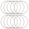 10Pcs Iron Ring for DIY Woven Net/Web with Feather IFIN-SP0001-56B-P-1