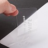 Waterproof PVC Self-Adhesive Stickers DIY-A031-10-2