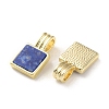 Natural Lapis Lazuli Pendants G-B123-03G-03-2